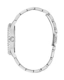 Guess Glitter Burst Diamonds Blue Dial Silver Steel Strap Watch for Women - GW0405L1 Authentic Buy Shop Now