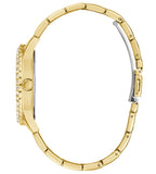 Guess Night Life Diamonds Black Dial Gold Steel Strap Watch for Women - GW0405L2 Authentic Buy Shop Now