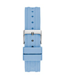Guess Heiress Diamonds Blue Dial Blue Rubber Strap Watch for Women - GW0407L1 Authentic Buy Shop Now