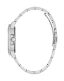 Guess Crown Jewel Diamonds Blue Dial Silver Steel Strap Watch for Women - GW0410L1 Authentic Buy Shop Now