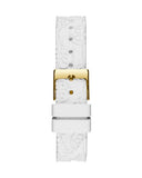 Guess Marina Multifunction White Dial White Rubber Strap Watch for Women - W1025L5 Authentic Buy Shop Now