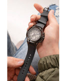 Guess Matrix Multifunction Grey Dial Grey Rubber Strap Watch for Men - GW0423G3 Authentic Buy Shop Now
