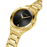 Guess Scope Quartz Black Dial Gold Steel Strap Watch for Men - GW0427G2 Authentic Buy Shop Now