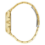 Guess Heiress Multifunction Diamonds Gold Dial Gold Steel Strap Watch for Women - GW0440L2 Authentic Buy Shop Now