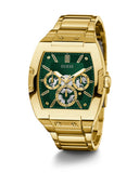 Guess Phoenix Multi Function Green Dial Gold Steel Strap Watch for Men - GW0456G3 Authentic Buy Shop Now