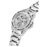 Guess Queen Quartz Silver Dial Silver Steel Strap Watch For Women - GW0464L1 Authentic Buy Shop Now