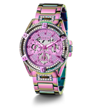 Guess Queen Multicolor Dial Multicolor Steel Strap Watch For Women - GW0464L4 Authentic Buy Shop Now