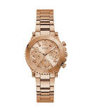 Guess Cosmic Chronograph Rose Gold Dial Rose Gold Steel Strap Watch for Women - GW0465L2 Authentic Buy Shop Now