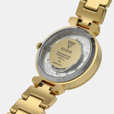 Guess Crystal Clear Analog Gold Dial Gold Steel Strap Watch for Women - GW0470L2 Authentic Buy Shop Now