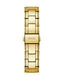 Guess Crystal Clear Analog Gold Dial Gold Steel Strap Watch for Women - GW0470L2 Authentic Buy Shop Now
