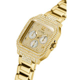 Guess Deco Quartz Crystals Gold Dial Gold Steel Strap Watch For Women - GW0472L2 Authentic Buy Shop Now