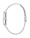 Guess Iconic Diamonds Silver Dial Silver Mesh Bracelet Watch For Women - GW0477L1 Authentic Buy Shop Now