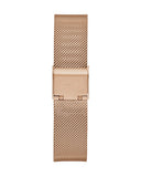Guess Iconic Diamonds Rose Gold Dial Rose Gold Mesh Bracelet Watch For Women - GW0477L3 Authentic Buy Shop Now