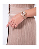 Guess Iconic Diamonds Rose Gold Dial Rose Gold Mesh Bracelet Watch For Women - GW0477L3 Authentic Buy Shop Now
