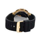 Guess Zena Chronograph Black Dial Black Rubber Strap Watch For Women - W1094L6 Authentic Buy Shop Now