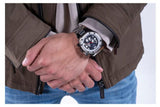 Guess Empire Quartz Black Dial Silver Steel Strap Watch For Men - GW0489G1 Authentic Buy Shop Now