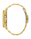 Guess Empire Quartz Black Dial Gold Steel Strap Watch For Men - GW0489G2 Authentic Buy Shop Now