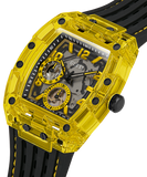 Guess Phoenix Chronograph Black Dial Black Rubber Strap Watch for Men - GW0499G2 Authentic Buy Shop Now
