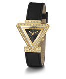 Guess Fame Quartz Black Dial Black Leather Strap Watch For Women - GW0504L5 Authentic Buy Shop Now