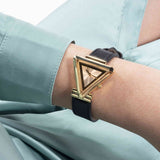 Guess Fame Quartz Black Dial Black Leather Strap Watch For Women - GW0504L5 Authentic Buy Shop Now