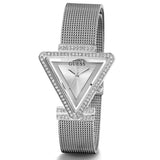 Guess Fame Diamonds Silver Dial Silver Mesh Bracelet Watch for Women - GW0508L1 Authentic Buy Shop Now