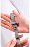 Guess Fame Diamonds Silver Dial Silver Mesh Bracelet Watch for Women - GW0508L1 Authentic Buy Shop Now