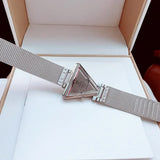 Guess Fame Diamonds Silver Dial Silver Mesh Bracelet Watch for Women - GW0508L1 Authentic Buy Shop Now