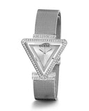 Guess Fame Diamonds Silver Dial Silver Mesh Bracelet Watch for Women - GW0508L1 Authentic Buy Shop Now