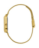 Guess Fame Diamonds Gold Dial Gold Mesh Bracelet Watch for Women - GW0508L2 Authentic Buy Shop Now
