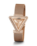 Guess Fame Diamonds Rose Gold Dial Rose Gold Mesh Bracelet Watch for Women - GW0508L3 Authentic Buy Shop Now