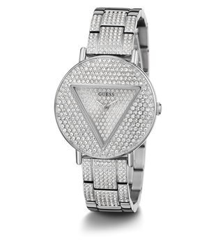 Guess Trend Diamonds Silver Dial Silver Steel Strap Watch for Women - GW0512L1 Authentic Buy Shop Now