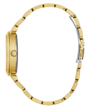 Guess Lily Quartz Gold Dial Gold Steel Strap Watch For Women - GW0528L2 Authentic Buy Shop Now