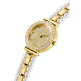 Guess Gala Diamonds Gold Dial Two Tone Steel Strap Watch for Women - GW0531L2 Authentic Buy Shop Now