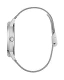 Guess Gadget Silver Dial Silver Mesh Bracelet Watch for Men - GW0538G1 Authentic Buy Shop Now