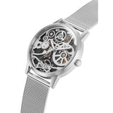 Guess Gadget Silver Dial Silver Mesh Bracelet Watch for Men - GW0538G1 Authentic Buy Shop Now