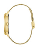 Guess Gadget Gold Dial Gold Mesh Bracelet Watch for Men - GW0538G2 Authentic Buy Shop Now