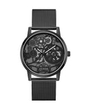 Guess Gadget Black Dial Black Mesh Bracelet Watch for Men - GW0538G3 Authentic Buy Shop Now