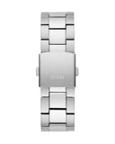 Guess Edge Chronograph Black Dial Silver Steel Strap Watch For Men - GW0539G1 Authentic Buy Shop Now