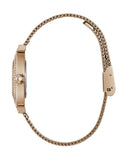 Guess Dream Crystals Rose Gold Dial Rose Gold Mesh Bracelet Watch For Women - GW0550L3 Authentic Buy Shop Now