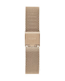 Guess Dream Crystals Rose Gold Dial Rose Gold Mesh Bracelet Watch For Women - GW0550L3