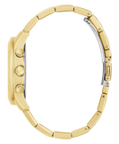 Guess Multi-function Diamonds White Dial Gold Steel Strap Watch for Women - W0559L2 Authentic Buy Shop Now