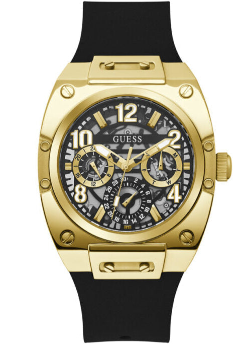 Guess Prodigy Black Dial Black Silicone Strap Watch For Men - GW0569G2 Authentic Buy Shop Now
