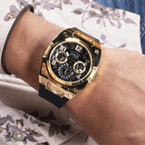 Guess Prodigy Black Dial Black Silicone Strap Watch For Men - GW0569G2 Authentic Buy Shop Now