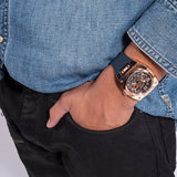 Guess Prodigy Multifunction Navy Blue Dial Blue Silicone Strap Watch For Men - GW0569G3 Authentic Buy Shop Now
