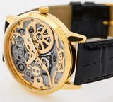 Guess Gadget Gold Dial Black Leather Strap Watch for Men - GW0570G1 Authentic Buy Shop Now