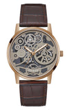 Guess Gadget Brown Dial Brown Leather Strap Watch for Men - GW0570G2 Authentic Buy Shop Now