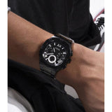 Guess Headliner Multifunction Black Dial Black Steel Strap Watch For Men - GW0572G3 Authentic Buy Shop Now
