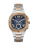Guess Headliner Multifunction Blue Dial Two Tone Steel Strap Watch For Men - GW0572G4 Authentic Buy Shop Now