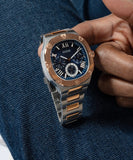 Guess Headliner Multifunction Blue Dial Two Tone Steel Strap Watch For Men - GW0572G4 Authentic Buy Shop Now
