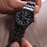 Guess Asset Quartz Black Dial Black Steel Strap Watch For Men - GW0575G3 Authentic Buy Shop Now